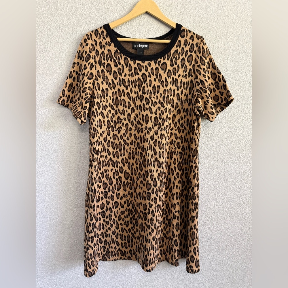 NWT Lane Bryant Leopard Print Dress Size 14/16